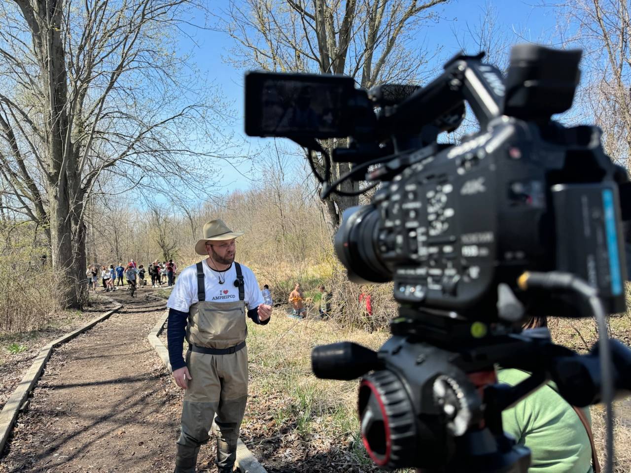 Keith Piccard talking on camera about his Groundswell Project